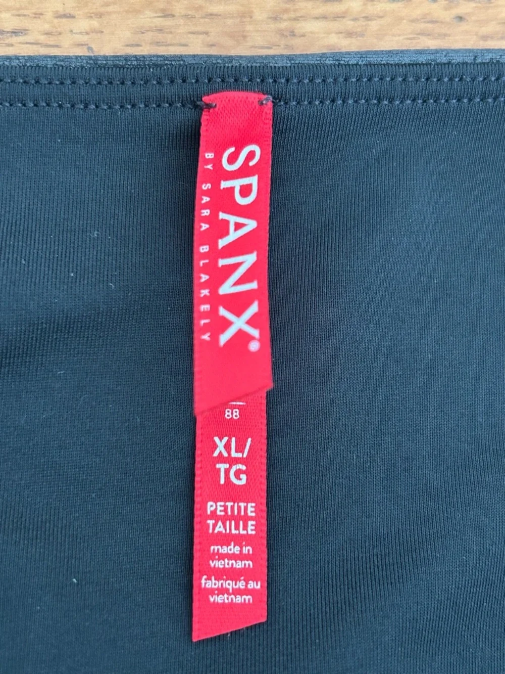 Spanx Black Leggings Size XLP Petite